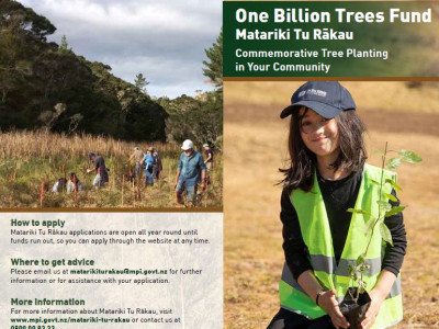 Pūtea for planting on your marae