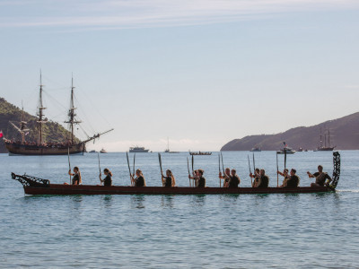 Tuia 250 brings Endeavour replica southward