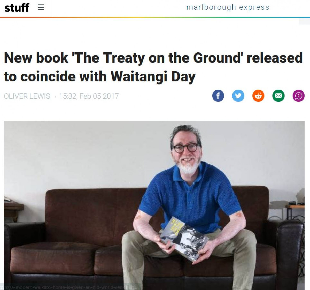 New book 'The Treaty on the Ground' released to coincide with Waitangi Day