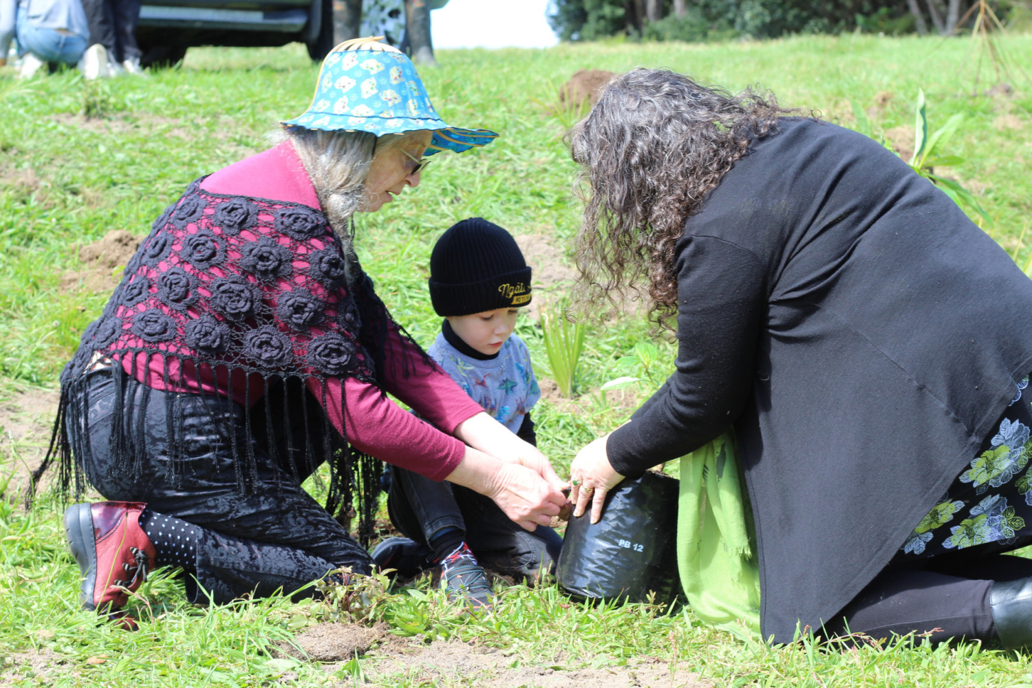 Tree planting to remember the day